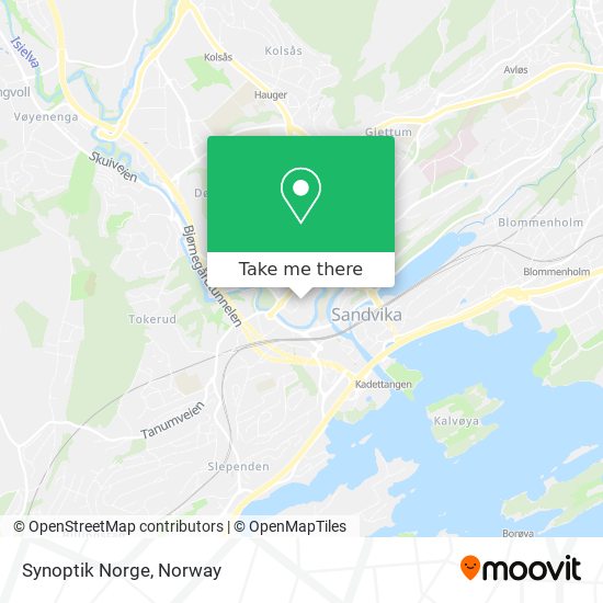 Synoptik Norge map