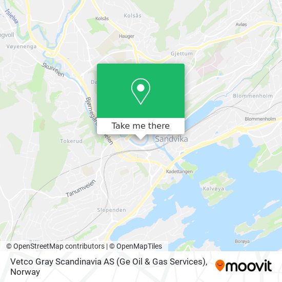 Vetco Gray Scandinavia AS (Ge Oil & Gas Services) map