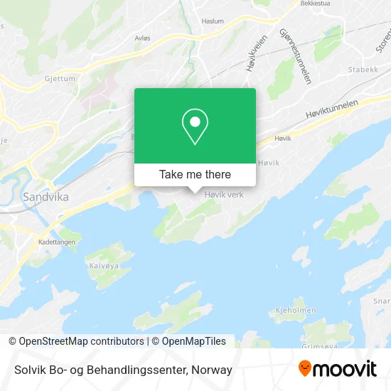 Solvik Bo- og Behandlingssenter map