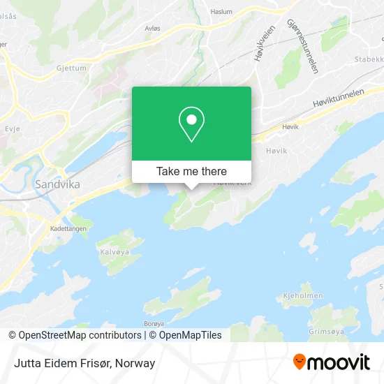 Jutta Eidem Frisør map