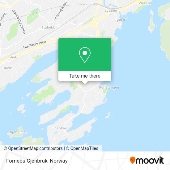 Fornebu Gjenbruk map