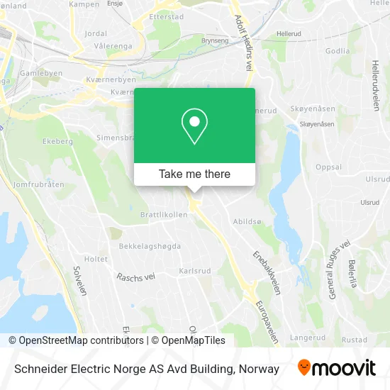 Schneider Electric Norge AS Avd Building map
