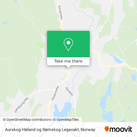 Aurskog-Høland og Rømskog Legevakt map