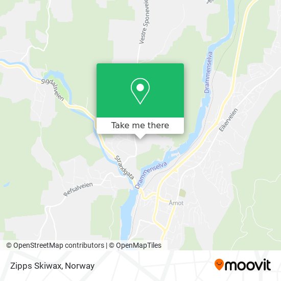 Zipps Skiwax map