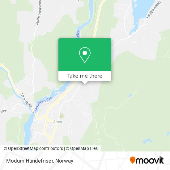 Modum Hundefrisør map
