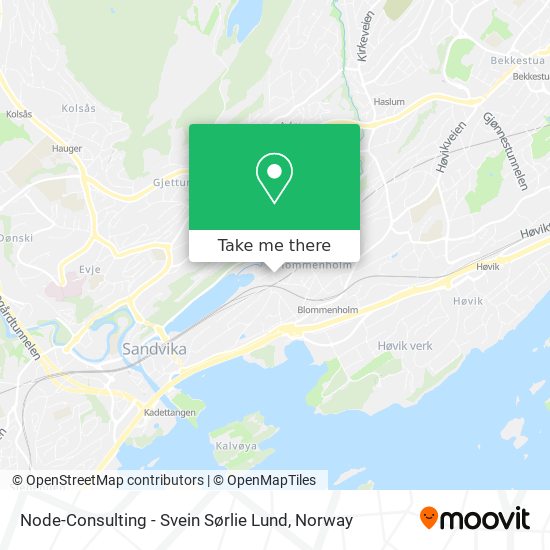 Node-Consulting - Svein Sørlie Lund map