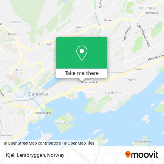 Kjell Lersbryggen map