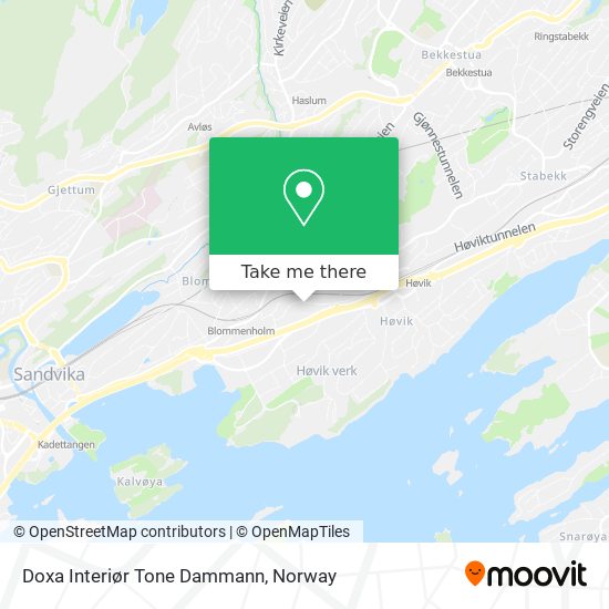 Doxa Interiør Tone Dammann map