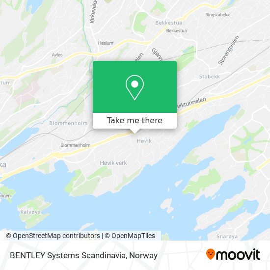 BENTLEY Systems Scandinavia map