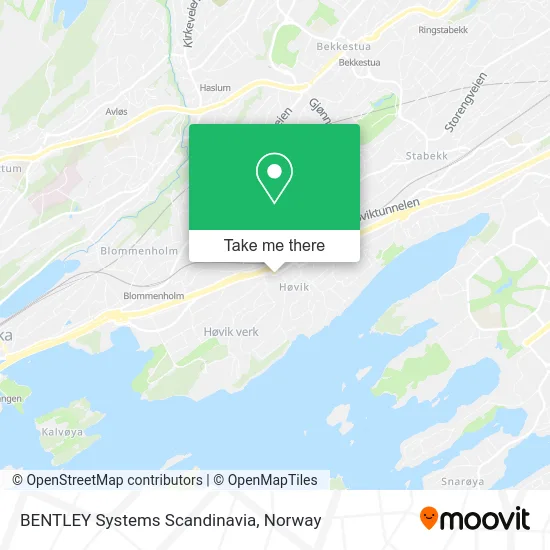 BENTLEY Systems Scandinavia map