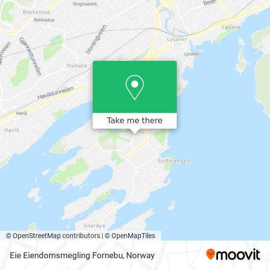 Eie Eiendomsmegling Fornebu map