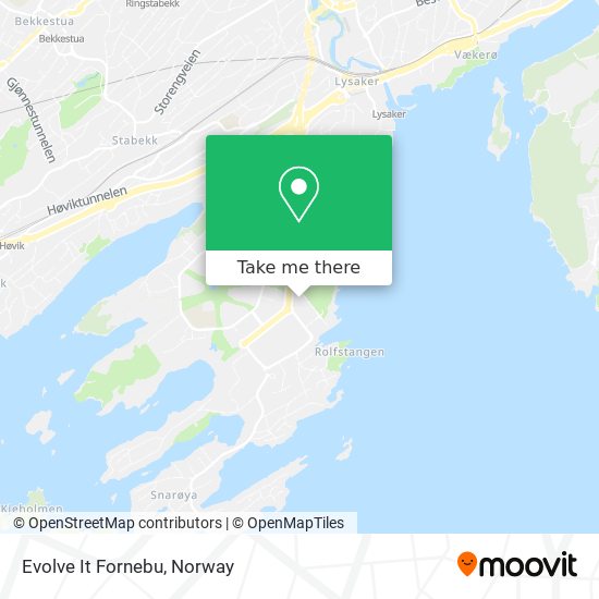 Evolve It Fornebu map
