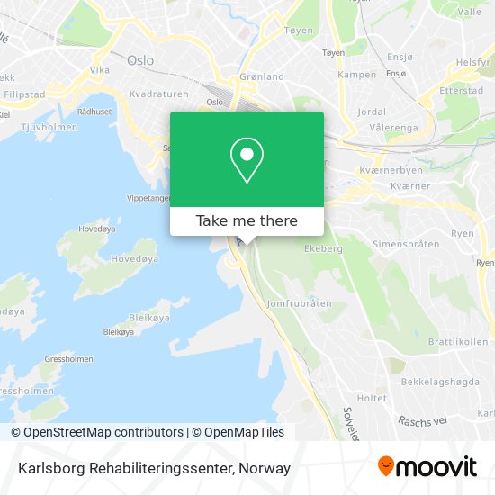 Karlsborg Rehabiliteringssenter map