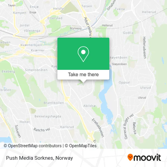 Push Media Sorknes map