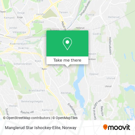 Manglerud Star Ishockey-Elite map