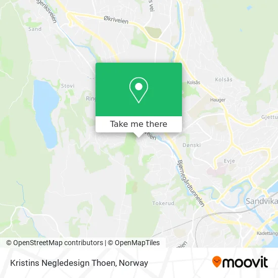 Kristins Negledesign Thoen map