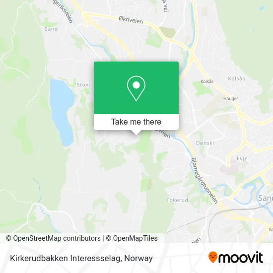 Kirkerudbakken Interessselag map