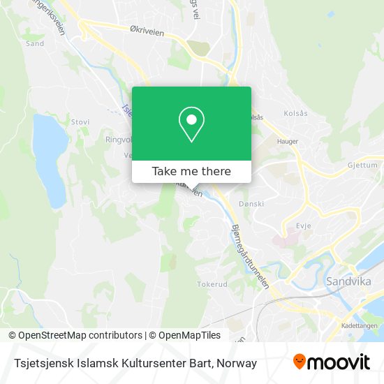 Tsjetsjensk Islamsk Kultursenter Bart map