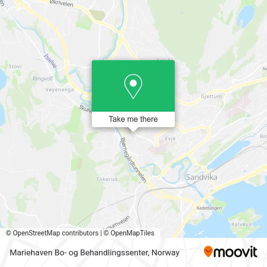 Mariehaven Bo- og Behandlingssenter map