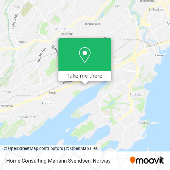 Home Consulting Mariann Svendsen map