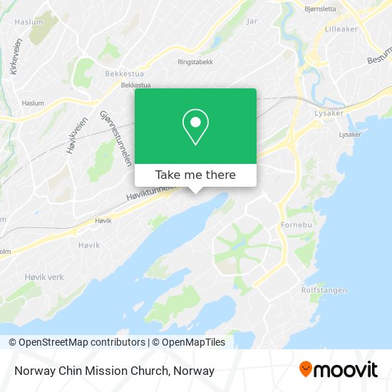 Norway Chin Mission Church map