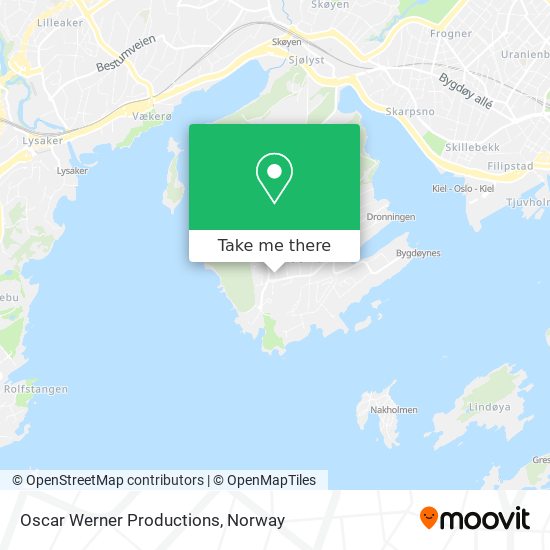 Oscar Werner Productions map