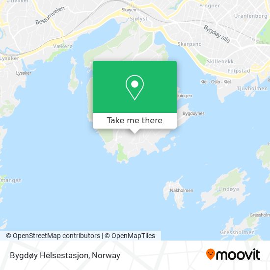 Bygdøy Helsestasjon map