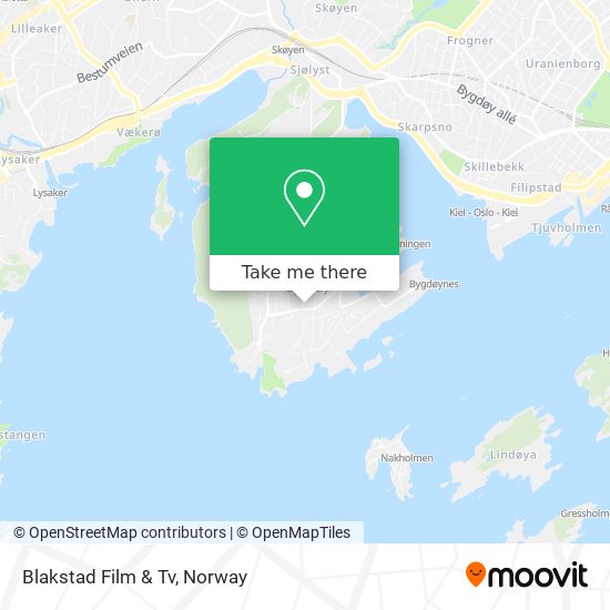 Blakstad Film & Tv map