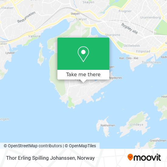 Thor Erling Spilling Johanssen map