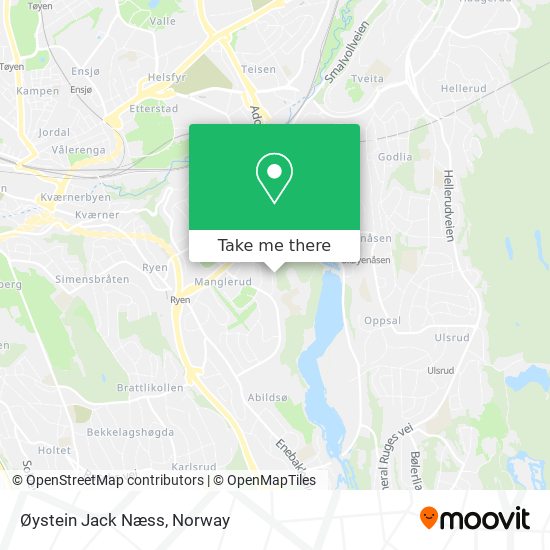 Øystein Jack Næss map