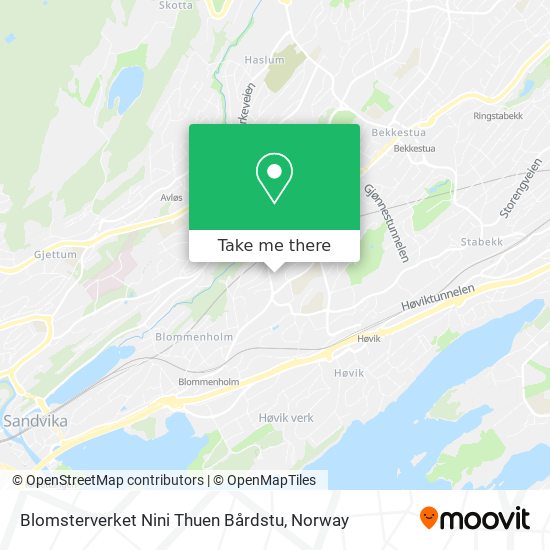 Blomsterverket Nini Thuen Bårdstu map