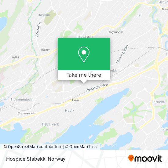 Hospice Stabekk map