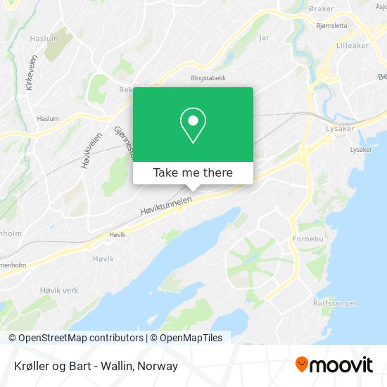 Krøller og Bart - Wallin map