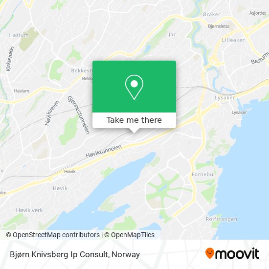 Bjørn Knivsberg Ip Consult map