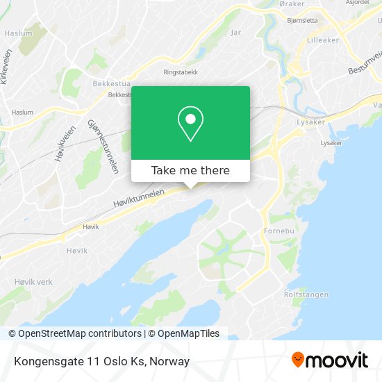 Kongensgate 11 Oslo Ks map