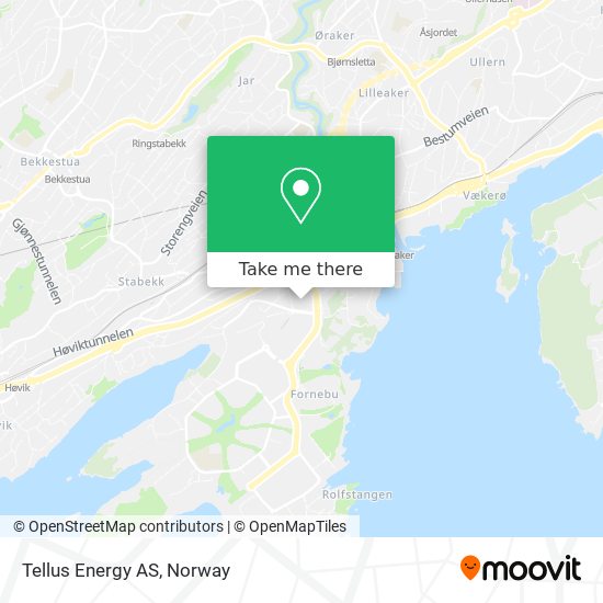 Tellus Energy AS map