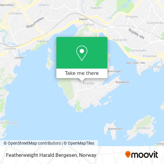 Featherweight Harald Bergesen map
