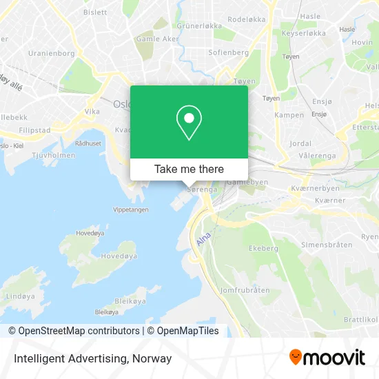 Intelligent Advertising map