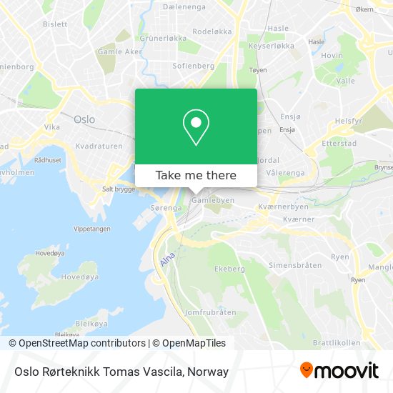 Oslo Rørteknikk Tomas Vascila map