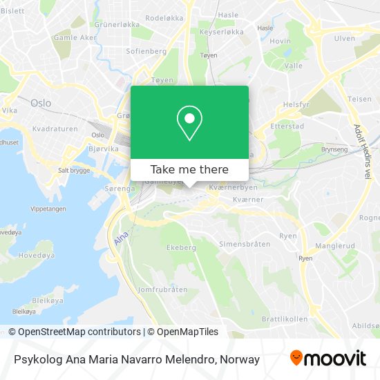Psykolog Ana Maria Navarro Melendro map