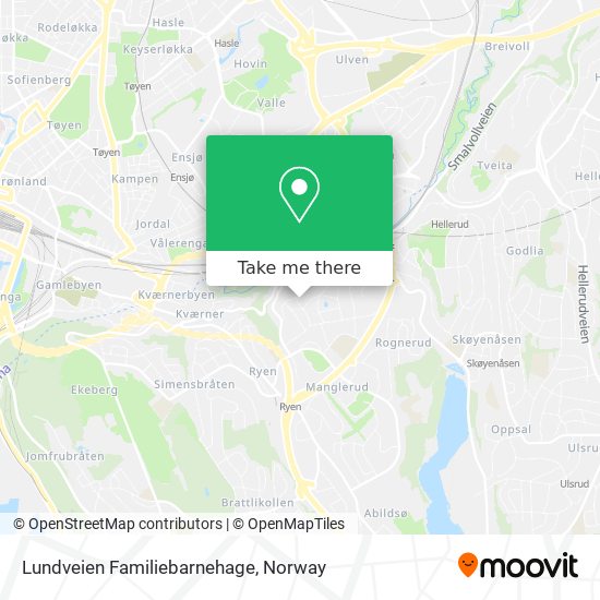 Lundveien Familiebarnehage map