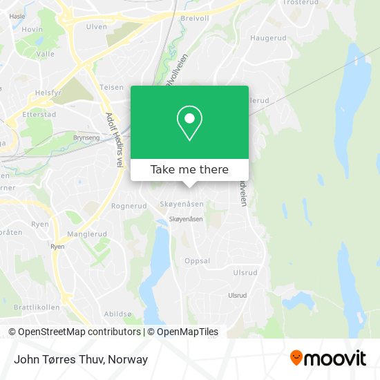 John Tørres Thuv map