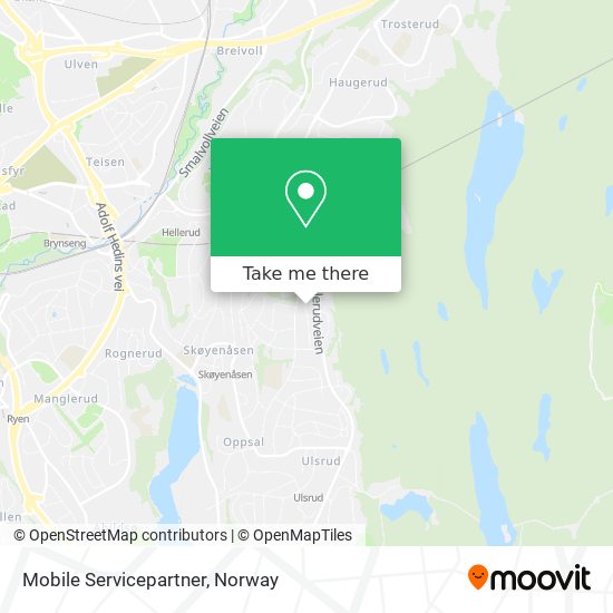 Mobile Servicepartner map