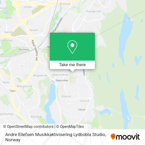 Andre Ellefsen Musikkaktivisering Lydbobla Studio map