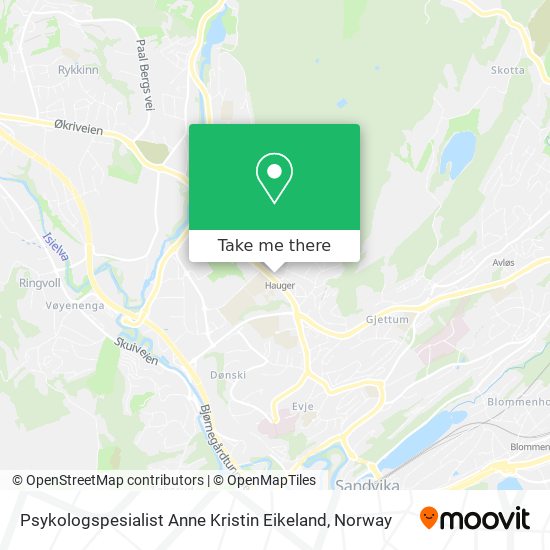 Psykologspesialist Anne Kristin Eikeland map