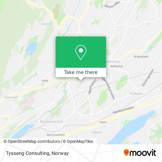 Tysseng Consulting map