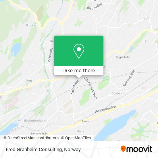 Fred Granheim Consulting map