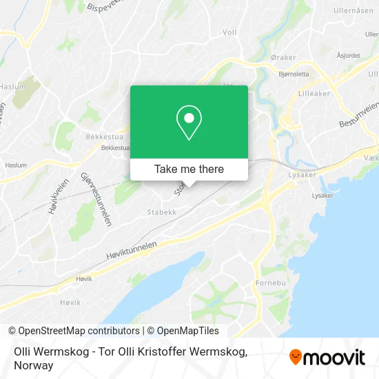 Olli Wermskog - Tor Olli Kristoffer Wermskog map