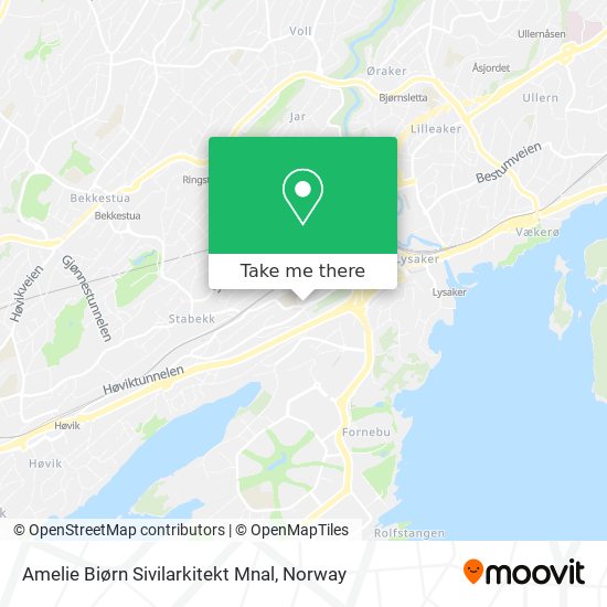 Amelie Biørn Sivilarkitekt Mnal map