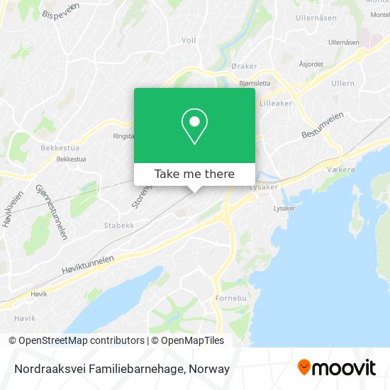 Nordraaksvei Familiebarnehage map